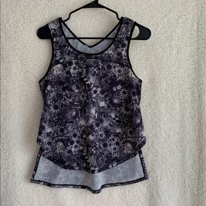 Lululemon floral tank